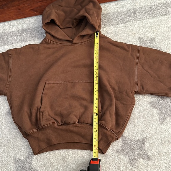 YEEZY Gap Kids Brown Hoodie size XS - Picture 7 of 8